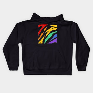 TIGER PRIDE RAINBOW Kids Hoodie